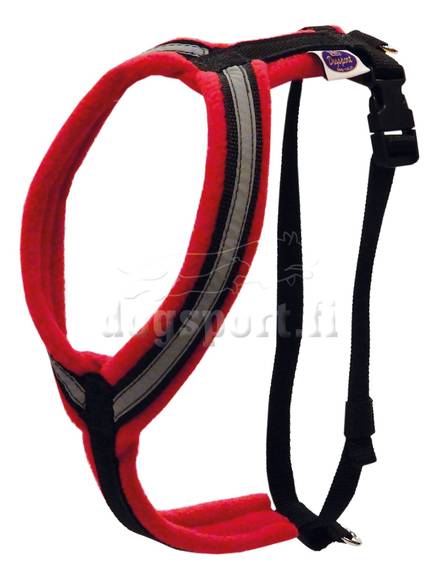 D&C Pehmustettu Y-valjas punainen koko 05 - Koiran valjaat - 190 - 1