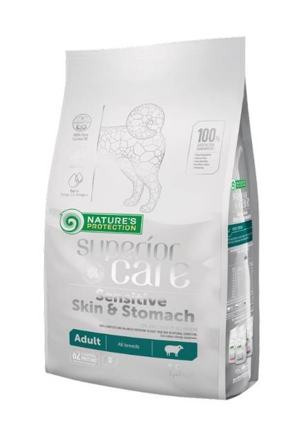 Superior Care Sensitive Lammas Adult All Breeds 1,5 kg PÄIVÄYS LÄHESTYY - Nature's Protection - 4780 - 1