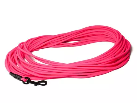 Mystique pyöreä biothane liina 10 m neon pinkki - Jälkiliinat - 6400 - 1