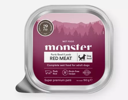 Monster Dog Adult Red Meat Pate 150g - Monster - 6271 - 1