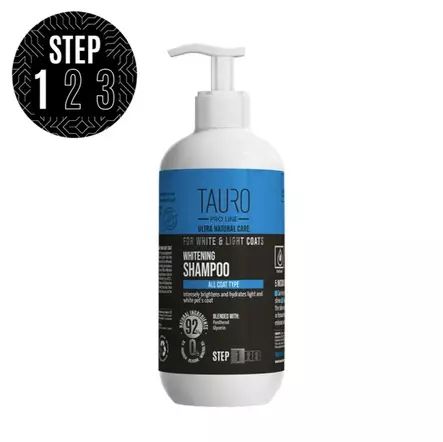 Tauro White Coat valkaiseva shampoo koirille ja kissoille 400 ml - Koiran shampoot ja hoitotuotteet - 6551 - 1