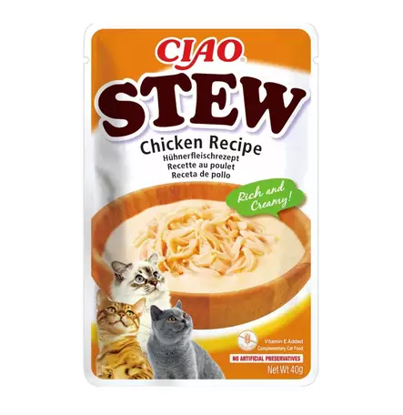 Ciao Stew Chicken viljaton kissan märkäruoka kanalla 40 g - Ciao - 5641 - 1