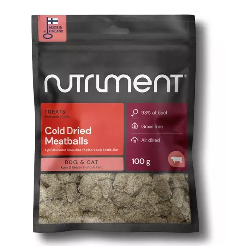 RAUH! Cold Dried Tripe MeatBalls 100 g - Koulutusherkut - 6492 - 1