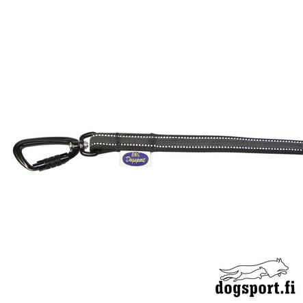 D&C Supergrip Reflect heijastava talutin 3 m twistlock -lukolla - Koiran Supergrip taluttimet - 1723 - 2