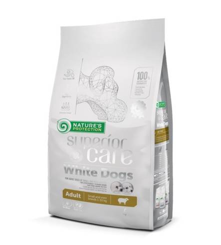 Superior Care WHITE Lammas Adult Small 4 kg PÄIVÄYS LÄHESTYY - Nature's Protection - 4784 - 1