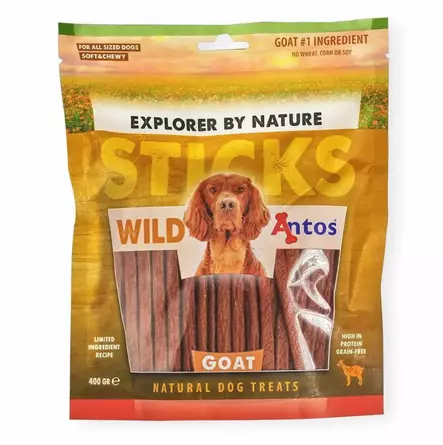 Antos Wild Sticks Goat viljattomat vuohenlihatikut 400 g - Koulutusherkut - 5604 - 1