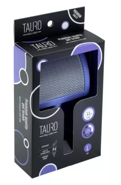 Tauro muovinen karsta 11 mm piikeillä large SOFT violetti - Koiran karstat - 5735 - 1