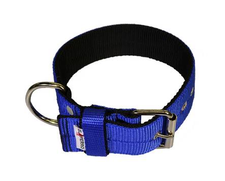 EL PERRO Solkipanta leveä sininen 55 cm - Koiran tekstiilipannat - 5056 - 1