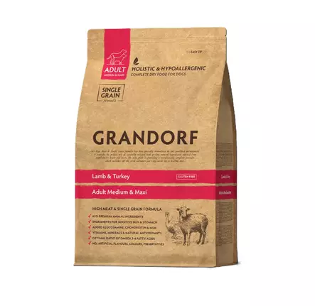 Grandorf Adult Medium & Maxi Lamb & Turkey 3 kg - Grandorf - 6366 - 1