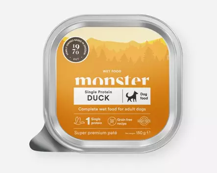 Monster Dog Adult Duck Pate 150 g - Monster - 6268 - 1